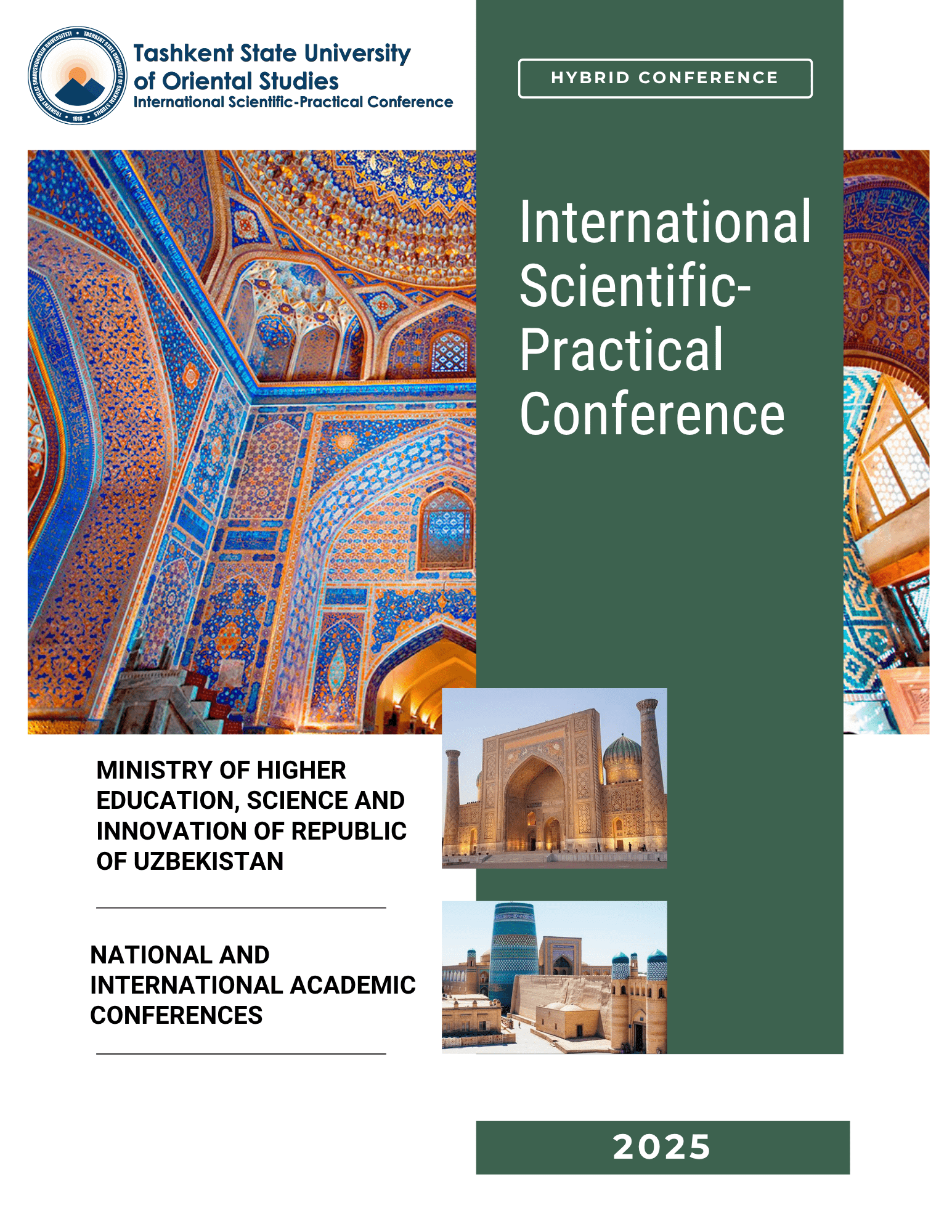 Tashkent State University of Oriental Studies International Scientific-Practical Conference